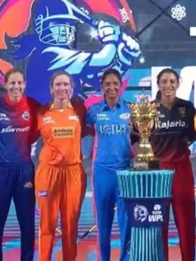 WPL 2023 Opening Ceremony: Captains Unveil Trophy After AP Dhillon, Kiara, & Kriti Entertain the Crowd