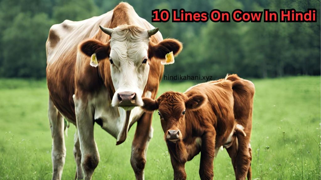 10 Lines On Cow In Hindi